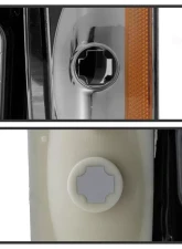 Xtune Chrome Smoke Crystal Headlights With Corner & LED Bumper Lights Chevrolet | GMC 1988-1993                                     - HD-JH-GMCCK88-LED-AM-SM-SET - Image 6