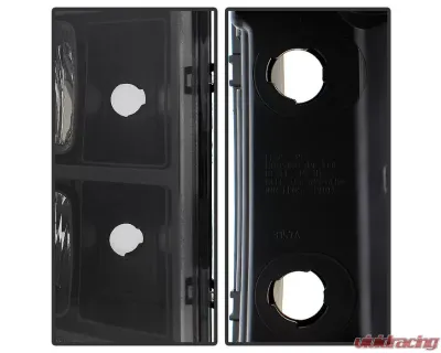 Xtune Black Crystal Headlights GMC Sierra 2007-2013 - HD-JH-GSIE07-AM-BK