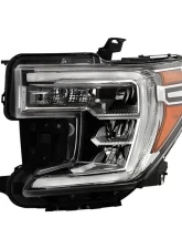Xtune  POE OE Left 84621804 Halogen Signal w/ LED high Low Beam Headlight GMC Sierra 1500 2019-2022                                     - HD-JH-GSIE19HS-LED-OE-L - Image 11