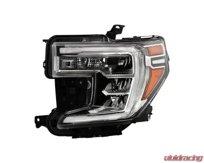 Xtune  POE OE Left 84621804 Halogen Signal w/ LED high Low Beam Headlight GMC Sierra 1500 2019-2022 - HD-JH-GSIE19HS-LED-OE-L