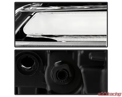 Xtune  POE OE Left 84621804 Halogen Signal w/ LED high Low Beam Headlight GMC Sierra 1500 2019-2022 - HD-JH-GSIE19HS-LED-OE-L