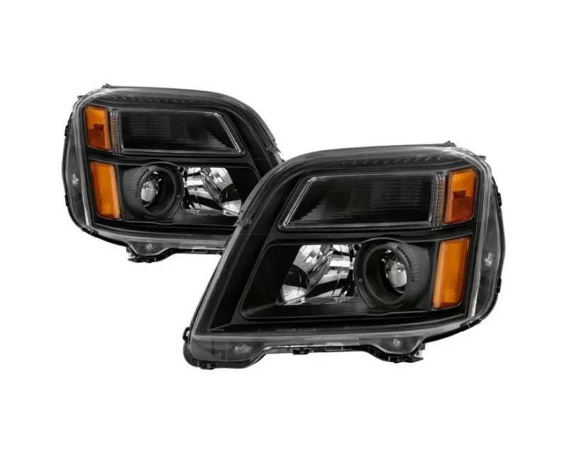 Xtune Black OEM Style Headlights GMC Terrain 2010-2015 - HD-JH-GTE10-AM-BK