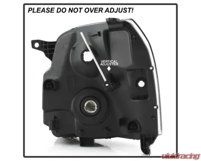 Xtune Black Crystal Headlights GMC Yukon Denali 2007-2014 - HD-JH-GYD07-AM-BK