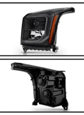 Xtune Black OEM Style Headlights GMC Yukon | Yukon XL 2015-2020                                     - HD-JH-GYD15-AM-BK - Image 2