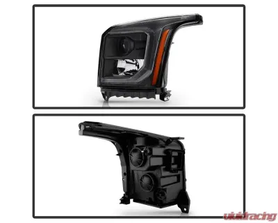 Xtune Black OEM Style Headlights GMC Yukon | Yukon XL 2015-2020 - HD-JH-GYD15-AM-BK