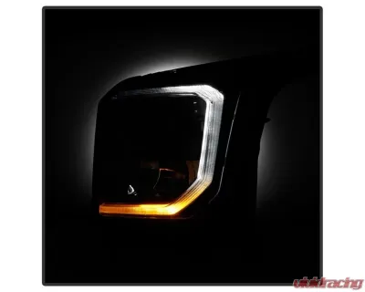 Xtune Black OEM Style Headlights GMC Yukon | Yukon XL 2015-2020 - HD-JH-GYD15-AM-BK