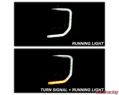 Xtune Black OEM Style Headlights GMC Yukon | Yukon XL 2015-2020 - HD-JH-GYD15-AM-BK