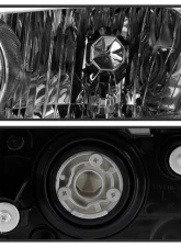 Xtune Chrome Amber Crystal Headlights Honda Accord 2003-2007                                     - HD-JH-HA03-AM-C - Image 3