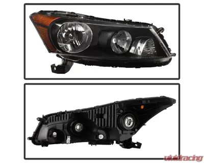 Xtune Black OEM Style Headlights Honda Accord 2008-2012 - HD-JH-HA08-4D-BK
