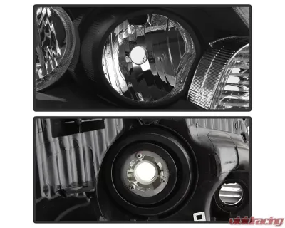 Xtune Black OEM Style Headlights Honda Accord 2008-2012 - HD-JH-HA08-4D-BK