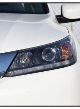 Xtune Black OEM Style Headlights Honda Accord 2013-2015                                     - HD-JH-HA13-4D-AM-BK - Image 7