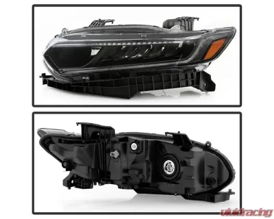 Xtune Driver and Passenger Side Black Factory Style LED Headlights Honda Accord 2018-2020 - HD-JH-HA18-LED-AM-BK