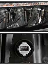 Xtune Driver and Passenger Side Black Factory Style LED Headlights Honda Accord 2018-2020                                     - HD-JH-HA18-LED-AM-BK - Image 3
