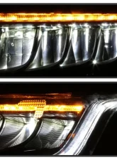 Xtune Driver and Passenger Side Black Factory Style LED Headlights Honda Accord 2018-2020                                     - HD-JH-HA18-LED-AM-BK - Image 9