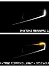 Xtune Driver and Passenger Side Black Factory Style LED Headlights Honda Accord 2018-2020                                     - HD-JH-HA18-LED-AM-BK - Image 10
