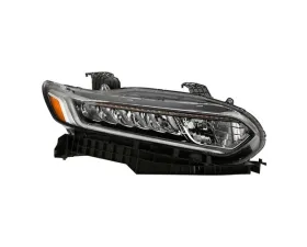 Xtune Passenger Side Factory Style LED Headlight Honda Accord 2018-2020