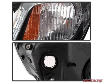 Xtune OE Black Halogen Headlights Honda Civic 2013-2015 - HD-JH-HC13-AM-BK