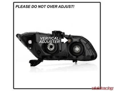 Xtune OE Black Halogen Headlights Honda Civic 2013-2015 - HD-JH-HC13-AM-BK