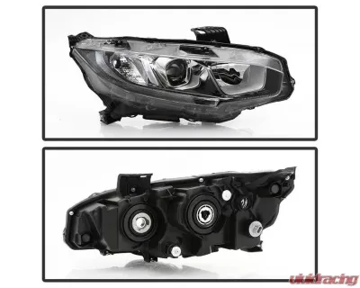Xtune OEM Right Passenger Side Headlight Honda Civic 2016-2020 - HD-JH-HC16-H-OE-R