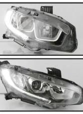 Xtune OEM Right Passenger Side Headlight Honda Civic 2016-2020                                     - HD-JH-HC16-H-OE-R - Image 9