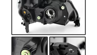 Xtune Chrome Crystal Headlights Honda Pilot 2003-2005                                     - HD-JH-HPIL03-AM-C - Image 5