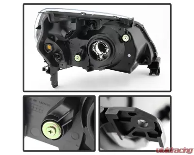 Xtune Chrome Crystal Headlights Honda Pilot 2003-2005 - HD-JH-HPIL03-AM-C