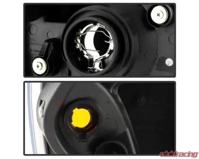 Xtune Chrome Crystal Headlights Honda Pilot 2003-2005 - HD-JH-HPIL03-AM-C