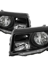 Xtune Black OEM Style Headlights Honda Pilot 2012-2015                                     - HD-JH-HPIL12-AM-BK - Image 7