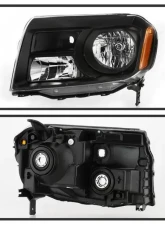 Xtune Black OEM Style Headlights Honda Pilot 2012-2015                                     - HD-JH-HPIL12-AM-BK - Image 2