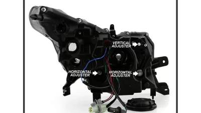 Xtune OE Left Driver Side HID w/o Sport Pkg Headlight Infiniti FX35 | FX37 | FX50 | QX70 2009-2017                                     - HD-JH-IFX3509-HID-OE-L - Image 7