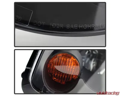 Xtune Black Crystal Headlights Infiniti G35 2005-2006 - HD-JH-IG354D-HID-BK