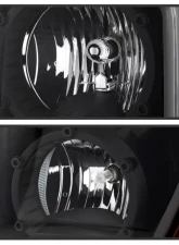 Xtune Black Crystal Headlights Jeep Commander 2006-2010                                     - HD-JH-JCOM06-AM-BK - Image 5