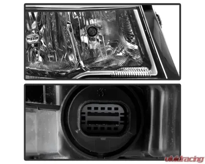 Xtune OE Right Passenger Side Halogen Headlight Jeep Compass 2017-2021 - HD-JH-JCOM17-OE-R