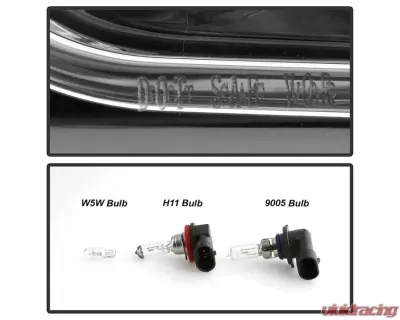 Xtune OE Right Passenger Side Halogen Headlight Jeep Compass 2017-2021 - HD-JH-JCOM17-OE-R