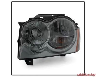 Xtune Smoke Crystal Headlights Jeep Grand Cherokee 2005-2007 - HD-JH-JGC05-AM-SM