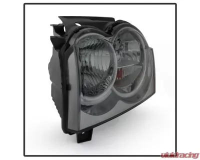 Xtune Smoke Crystal Headlights Jeep Grand Cherokee 2005-2007 - HD-JH-JGC05-AM-SM