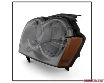 Xtune Smoke Crystal Headlights Jeep Grand Cherokee 2005-2007 - HD-JH-JGC05-AM-SM