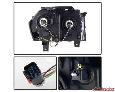 Xtune Smoke Crystal Headlights Jeep Grand Cherokee 2005-2007 - HD-JH-JGC05-AM-SM