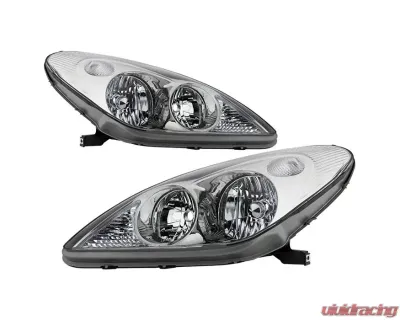 Xtune Chrome Left and Right OEM Style Headlights Lexus ES300 | ES330 2002-2004 - HD-JH-LES02-OE