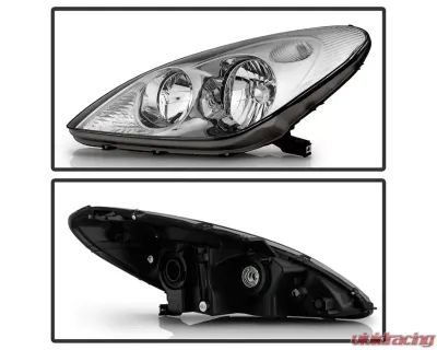Xtune Chrome Left and Right OEM Style Headlights Lexus ES300 | ES330 2002-2004 - HD-JH-LES02-OE