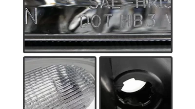 Xtune Chrome Left and Right OEM Style Headlights Lexus ES300 | ES330 2002-2004                                     - HD-JH-LES02-OE - Image 6