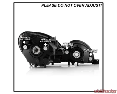 Xtune Black Crystal Headlights Lexus GS300 | GS400 | GS430 1998-2005 - HD-JH-LGS98-BK