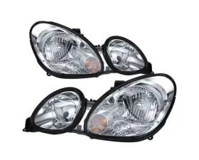 Xtune Chrome Crystal Headlights Lexus GS300 | GS400 | GS430 1998-2005