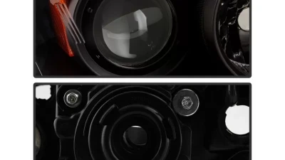 Xtune Black OEM Style Headlights Mazda 3 Sedan 2004-2009                                     - HD-JH-MAZDA304-AM-BK - Image 4