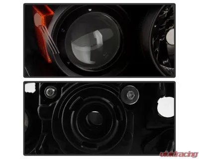 Xtune Black OEM Style Headlights Mazda 3 Sedan 2004-2009 - HD-JH-MAZDA304-AM-BK