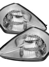 Xtune Chrome Crystal Headlights Mitsubishi Eclipse 2000-2005                                     - HD-JH-ME00-C - Image 6