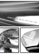 Xtune Chrome Crystal Headlights Mitsubishi Eclipse 2000-2005                                     - HD-JH-ME00-C - Image 3