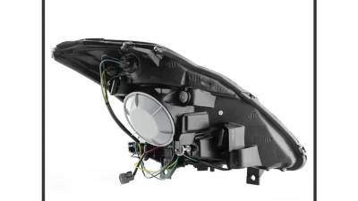 Xtune Black Crystal Headlights Nissan 350Z 2003-2005                                     - HD-JH-N350Z-HID-BK - Image 2