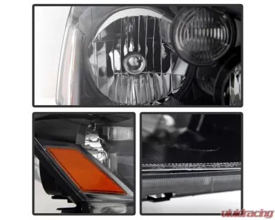 Xtune Black OEM Style Headlights Nissan Altima 2005-2006 - HD-JH-NA05-OE-BK