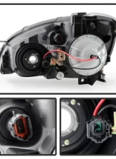 Xtune Black OEM Style Headlights Nissan Altima 2005-2006                                     - HD-JH-NA05-OE-BK - Image 3